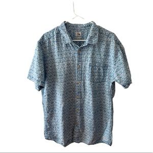 Quicksilver Short Sleeve Button Down